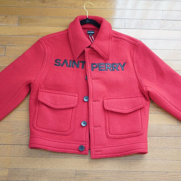 Red Saint Perry Mens jacket - Picture 3 of 8